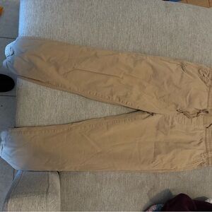 GAP Men's Casual Khaki Jogger Pants - Neutral Tan